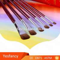 China National Standard wooden handle Artist acrylic Paint Brush