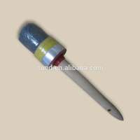 Detailing brush with wooden handle stainless steel bristle round paint brush