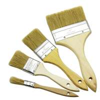 Bristle Nylon hair wood plastic handle paint brush