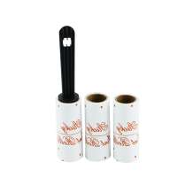 Mini Travel Portable washable travel long handle cat and dog lint roller handle sticky brush